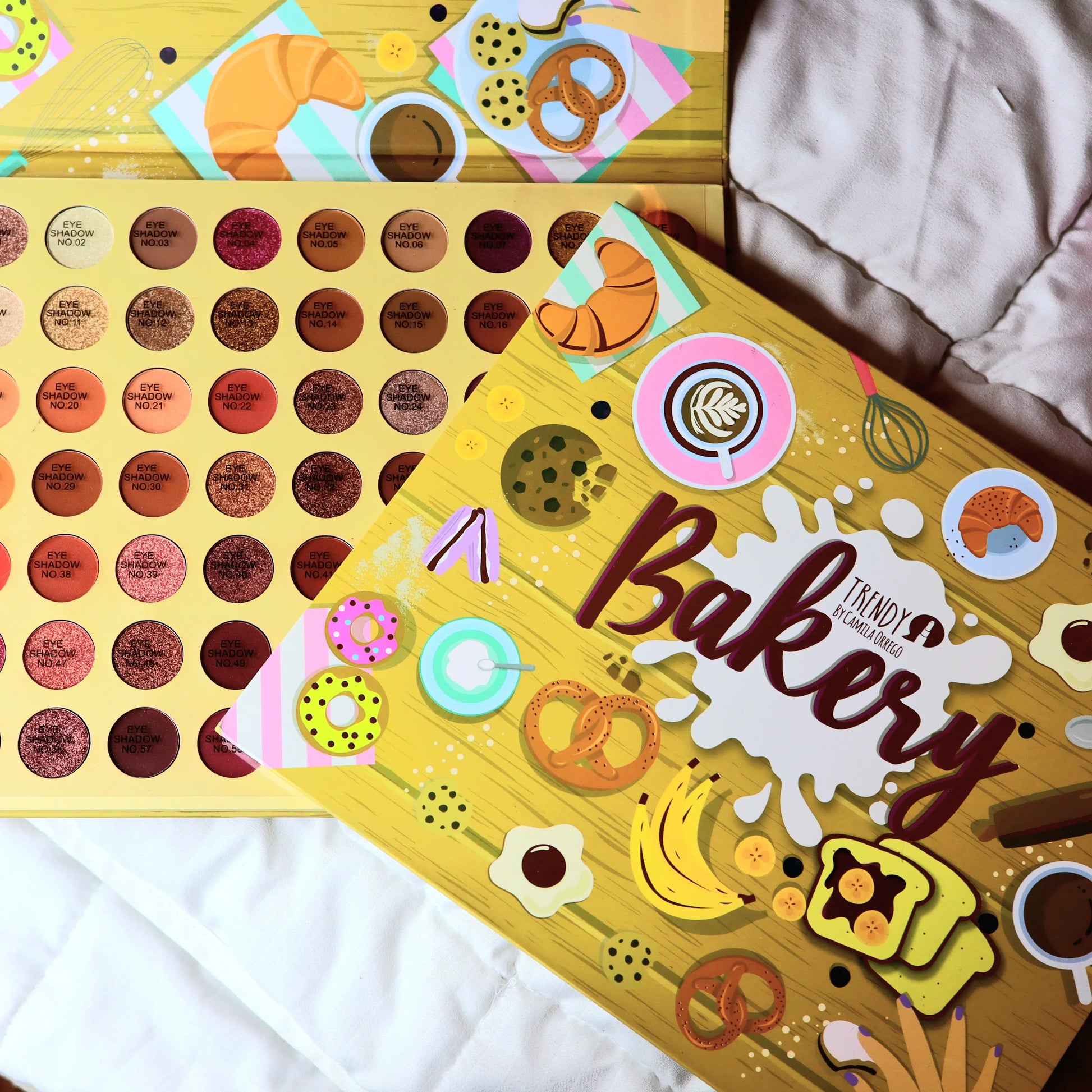 Paleta Bakery de Trendy – 63 tonos para brillar sin límites ✨